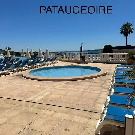 Vue Piscine Parking Tennis 4 Personnes * Cannes